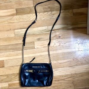 Michael Kors leather cross body purse